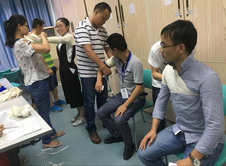 圖四:急救技能培訓考核